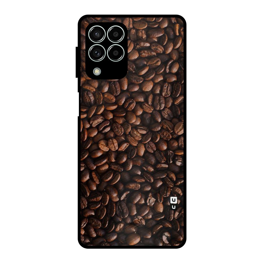 Coffee Beans Scattered Metal Back Case for Galaxy M33
