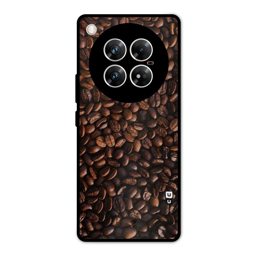 Coffee Beans Scattered Metal Back Case for Infinix Zero 40 5G