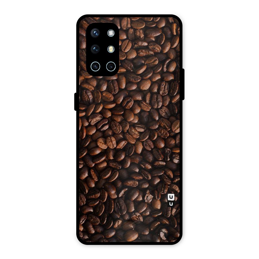 Coffee Beans Scattered Metal Back Case for OnePlus 9R