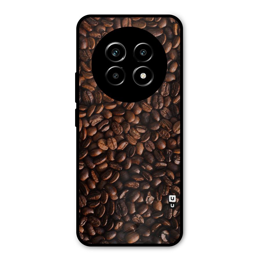 Coffee Beans Scattered Metal Back Case for Realme 13 Pro