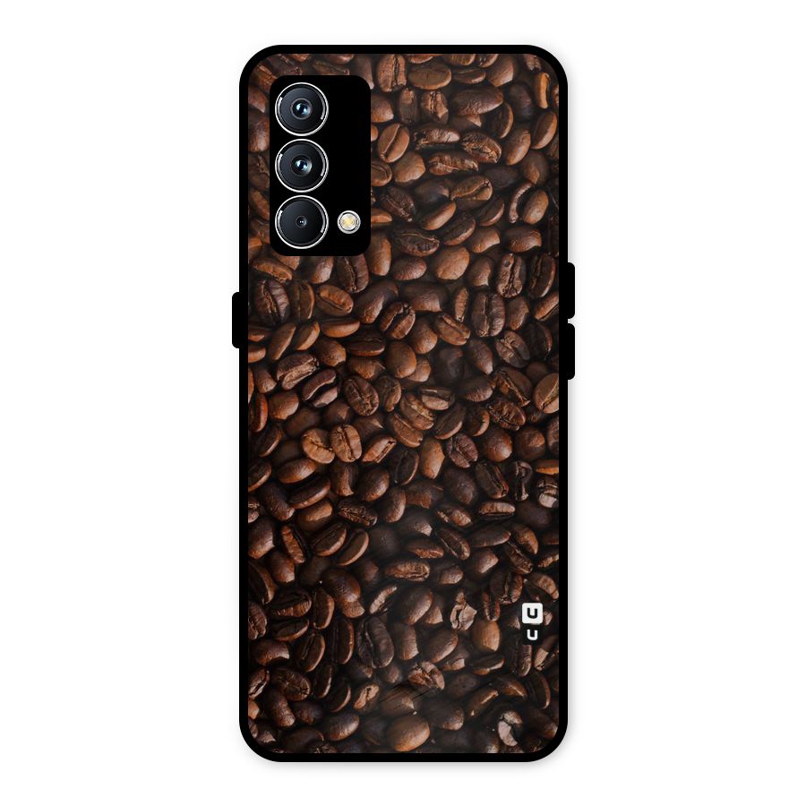 Coffee Beans Scattered Metal Back Case for Realme GT Master Edition