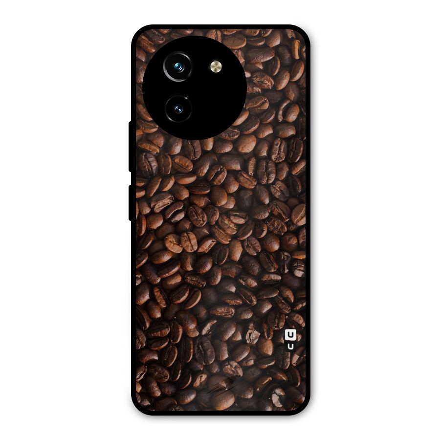 Coffee Beans Scattered Metal Back Case for Vivo T3x