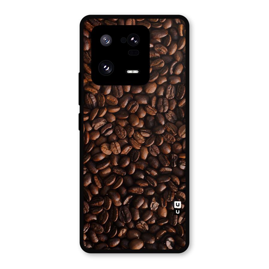 Coffee Beans Scattered Metal Back Case for Xiaomi 13 Pro