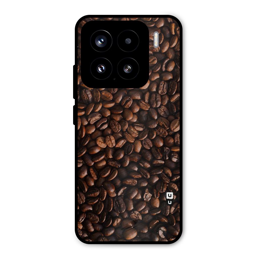 Coffee Beans Scattered Metal Back Case for Xiaomi 15