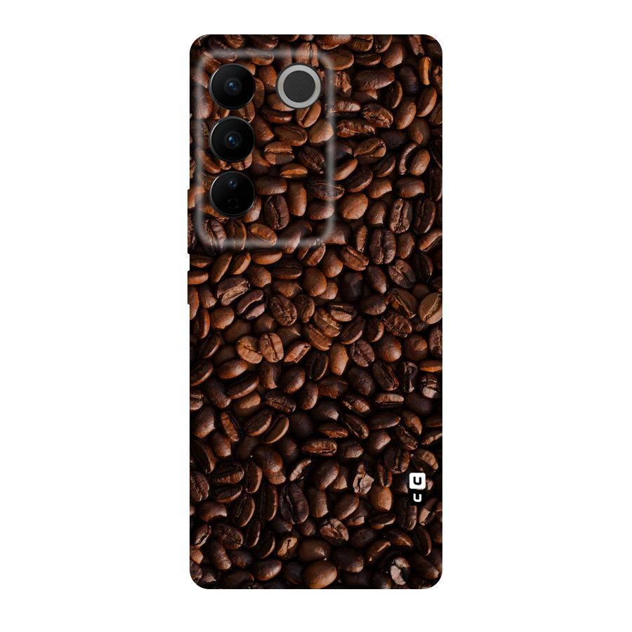 Coffee Beans Scattered Original Polycarbonate Back Case for Vivo V27