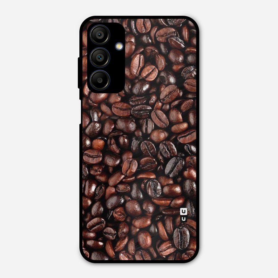 Coffee Beans Texture Metal Back Case for Galaxy A15 5G
