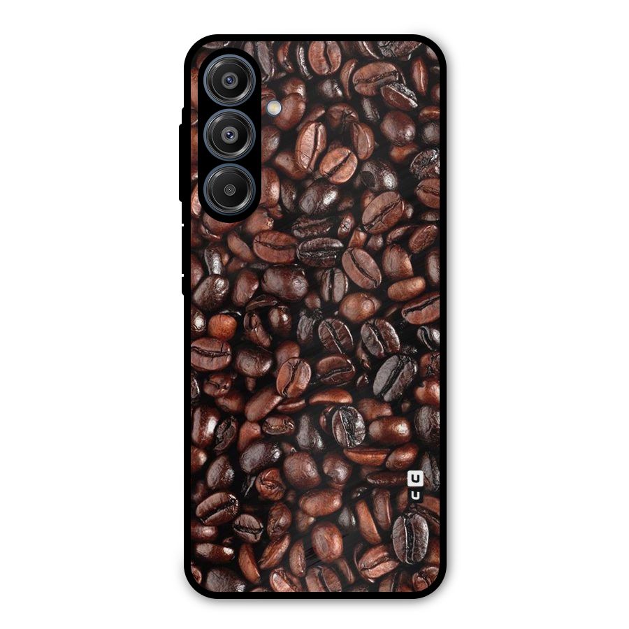 Coffee Beans Texture Metal Back Case for Galaxy A16 5G