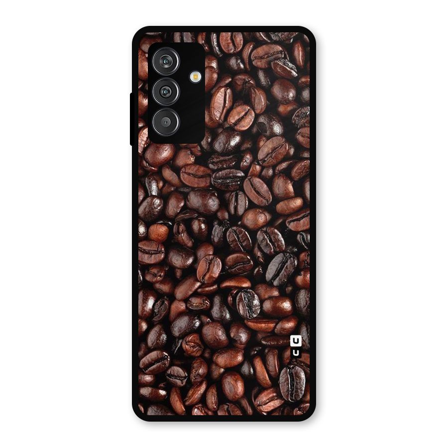 Coffee Beans Texture Metal Back Case for Galaxy F13