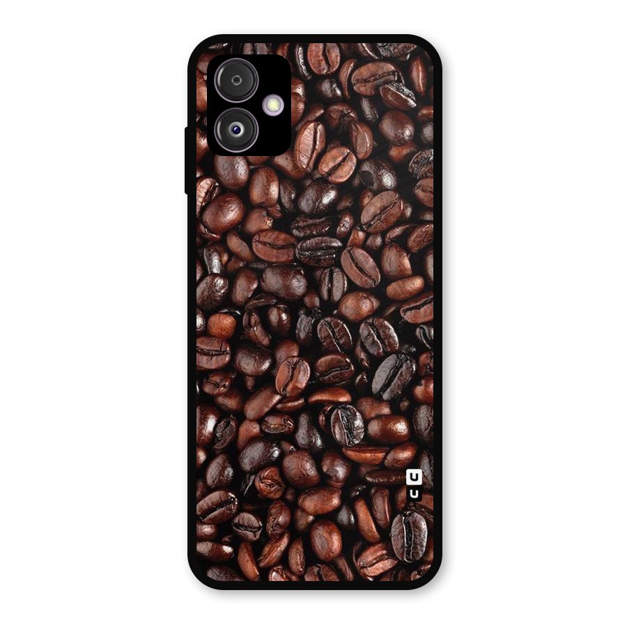 Coffee Beans Texture Metal Back Case for Galaxy F14