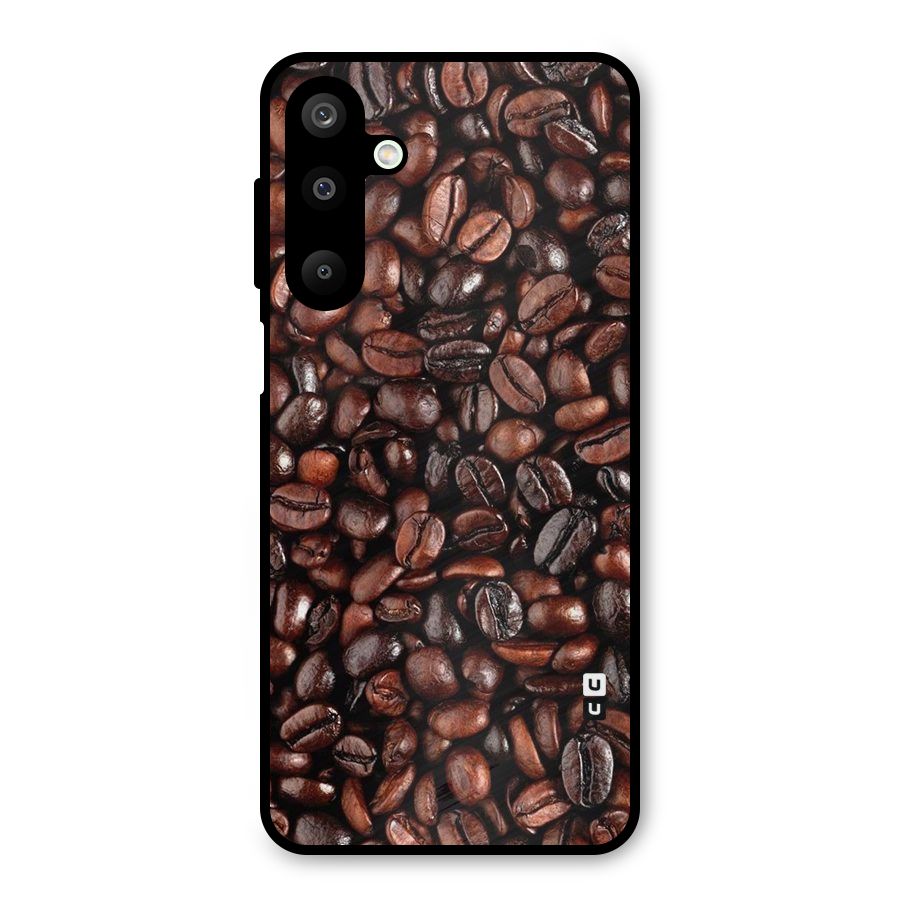 Coffee Beans Texture Metal Back Case for Galaxy M16