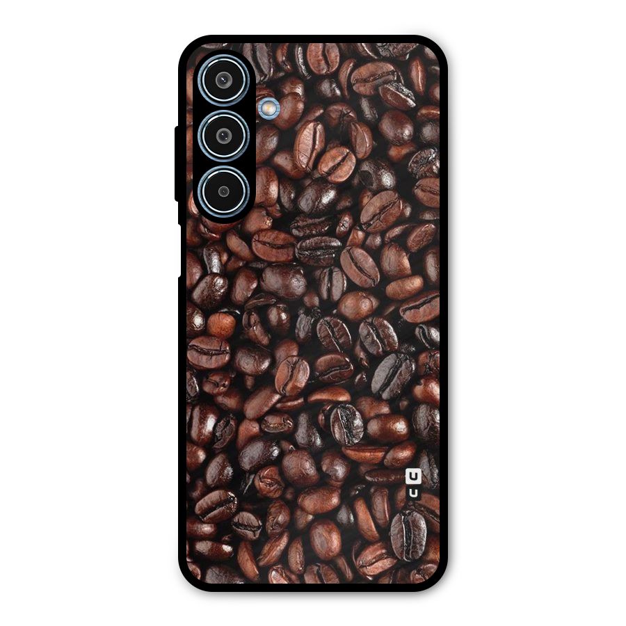 Coffee Beans Texture Metal Back Case for Galaxy M35