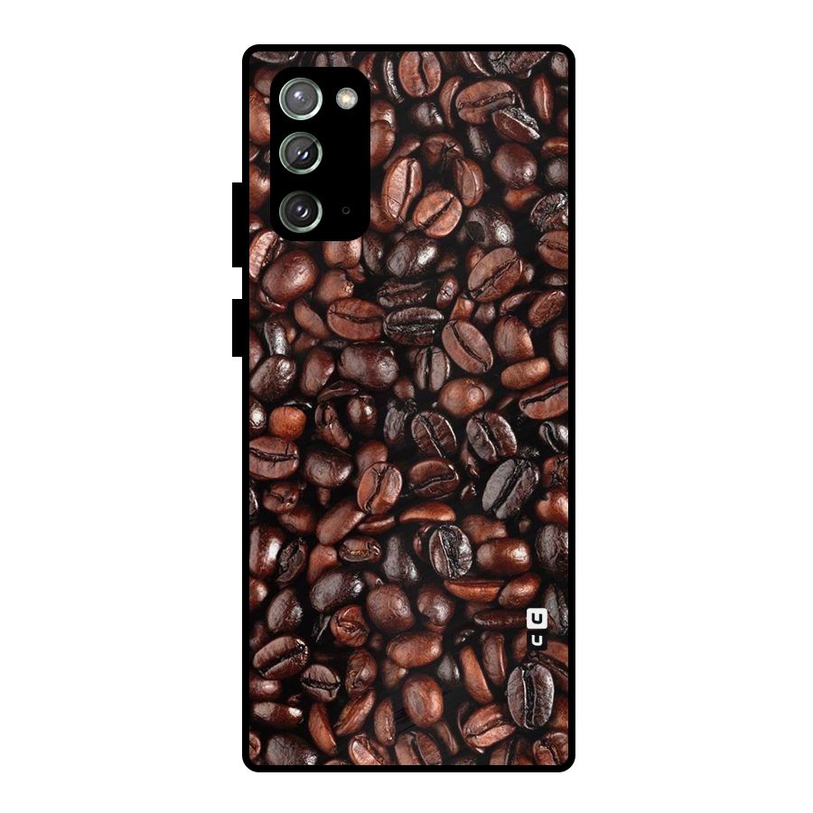 Coffee Beans Texture Metal Back Case for Galaxy Note 20