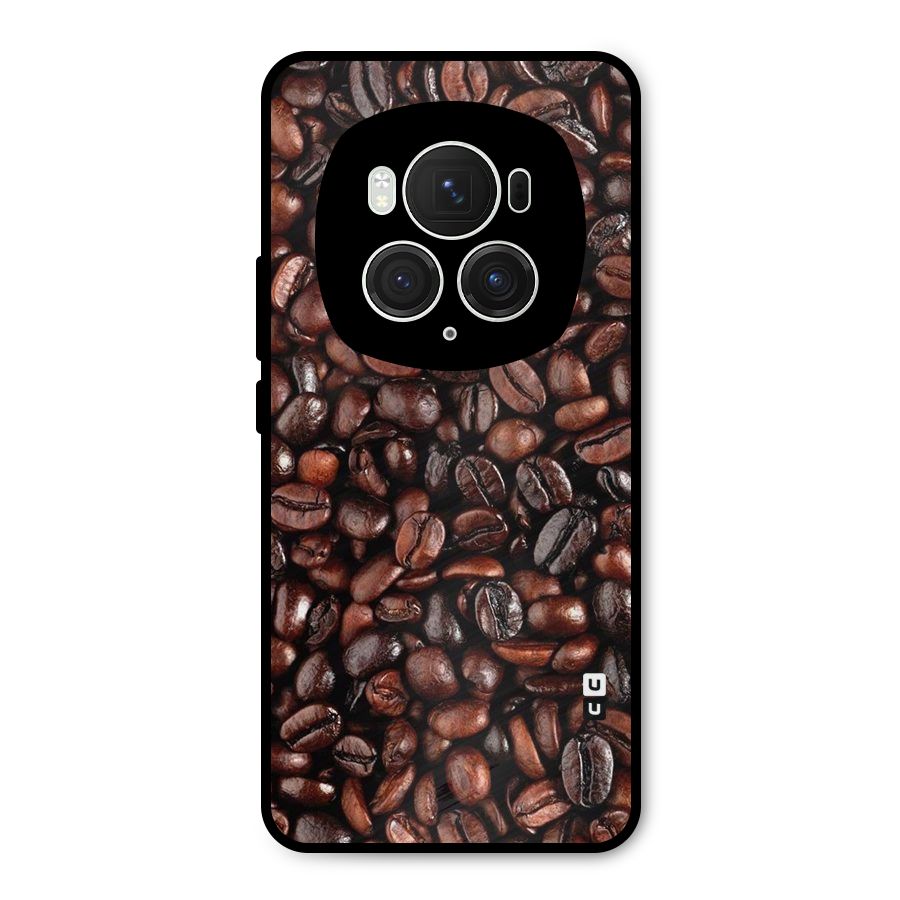 Coffee Beans Texture Metal Back Case for Honor Magic6 Pro