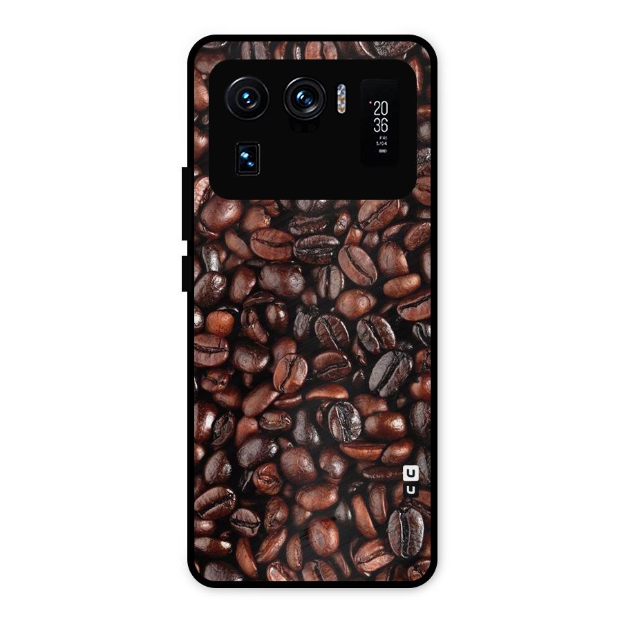 Coffee Beans Texture Metal Back Case for Mi 11 Ultra