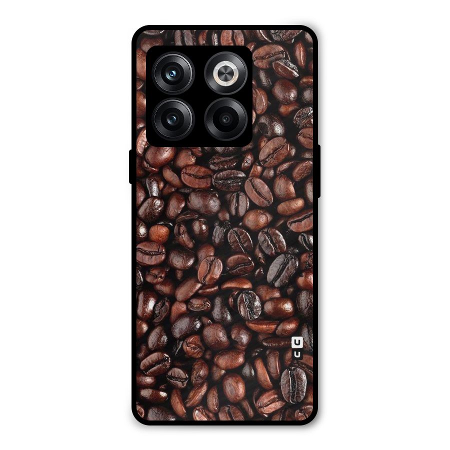 Coffee Beans Texture Metal Back Case for OnePlus 10T