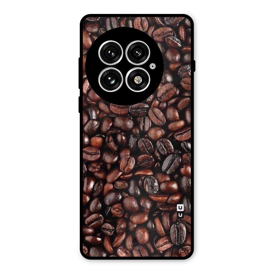 Coffee Beans Texture Metal Back Case for OnePlus 13