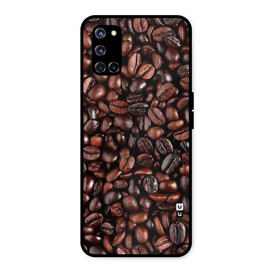 Coffee Beans Texture Metal Back Case for Oppo A52