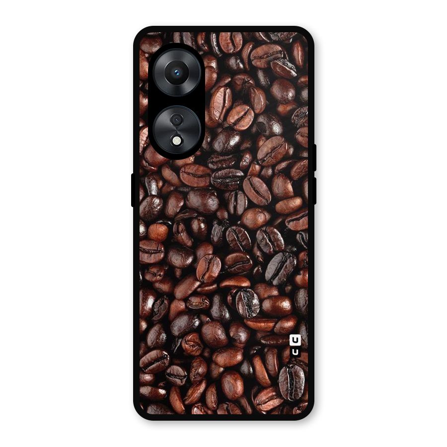 Coffee Beans Texture Metal Back Case for Oppo A78