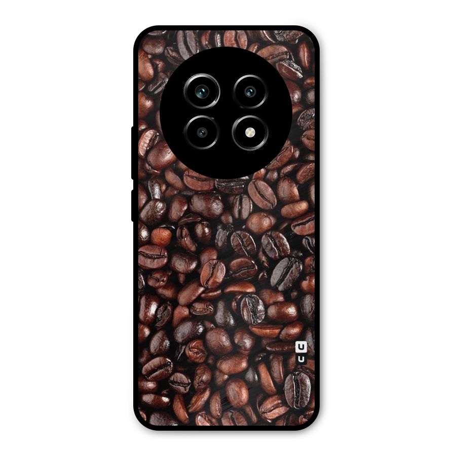 Coffee Beans Texture Metal Back Case for Realme 13 Pro