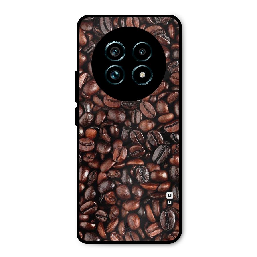 Coffee Beans Texture Metal Back Case for Realme 13 Pro Plus