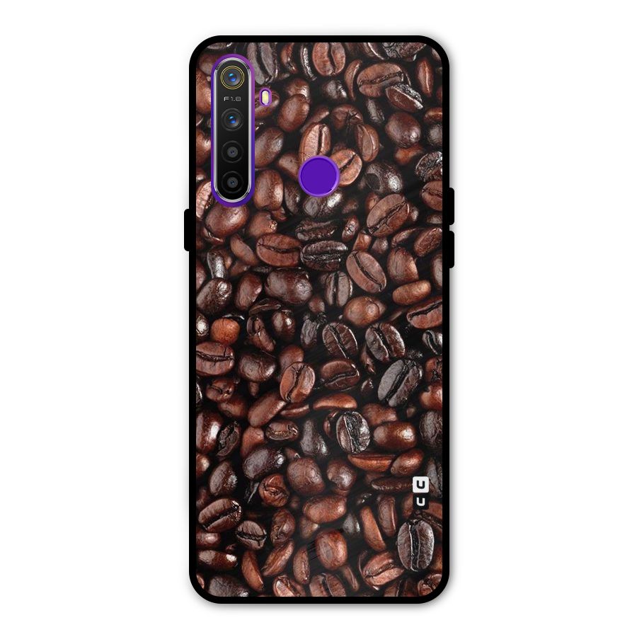Coffee Beans Texture Metal Back Case for Realme Narzo 10