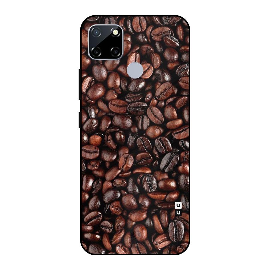 Coffee Beans Texture Metal Back Case for Realme Narzo 20