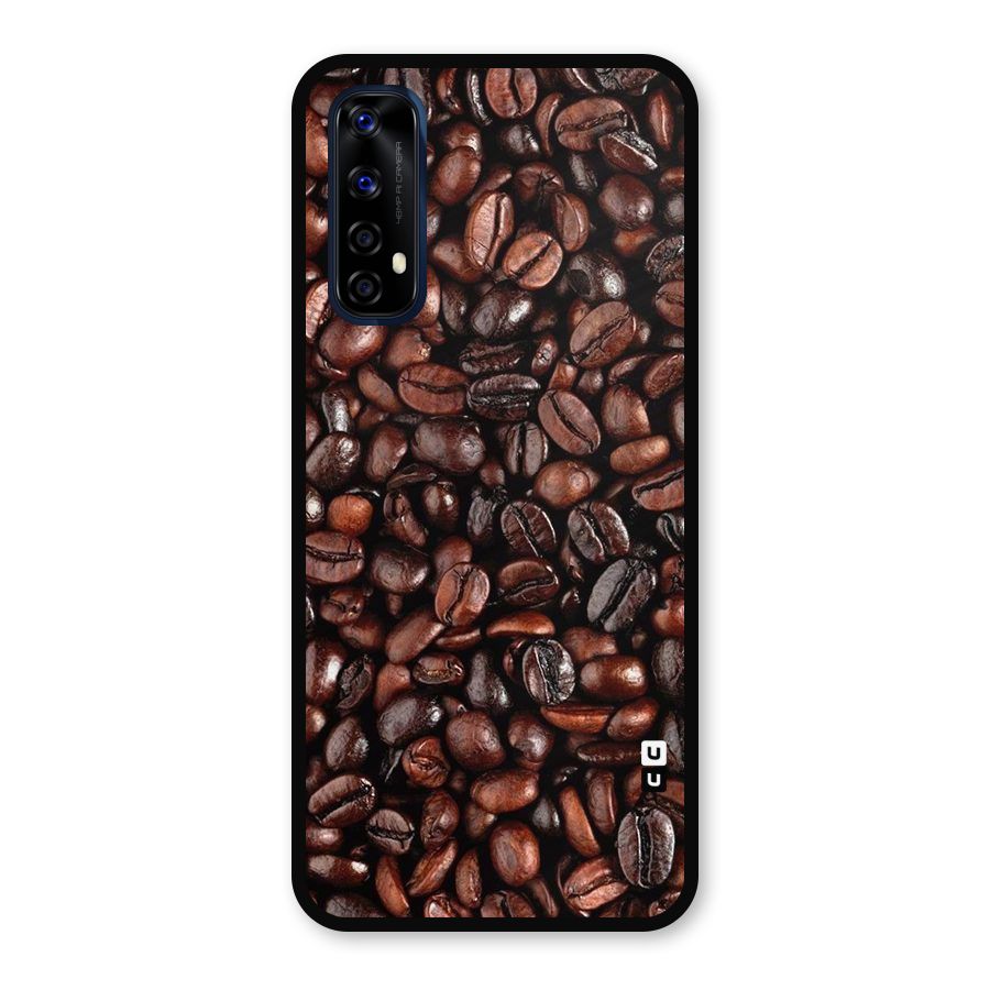 Coffee Beans Texture Metal Back Case for Realme Narzo 20 Pro