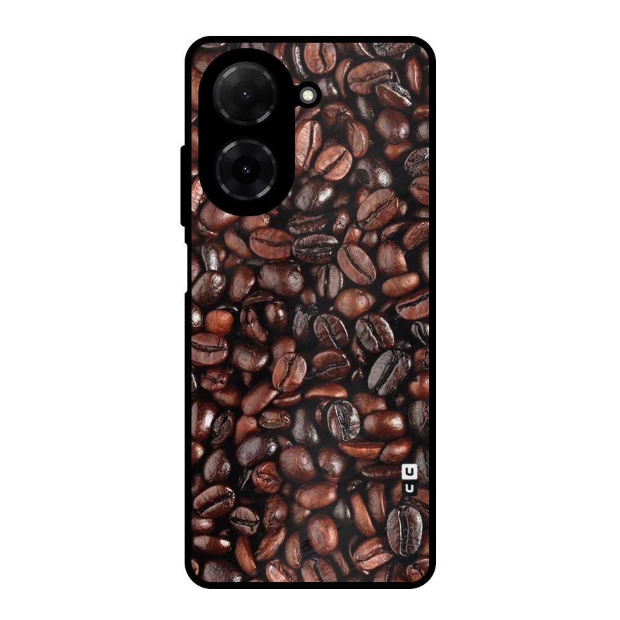 Coffee Beans Texture Metal Back Case for Redmi A5 4G