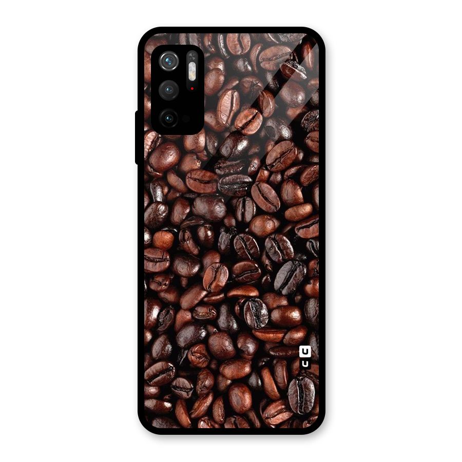 Coffee Beans Texture Metal Back Case for Redmi Note 10T 5G