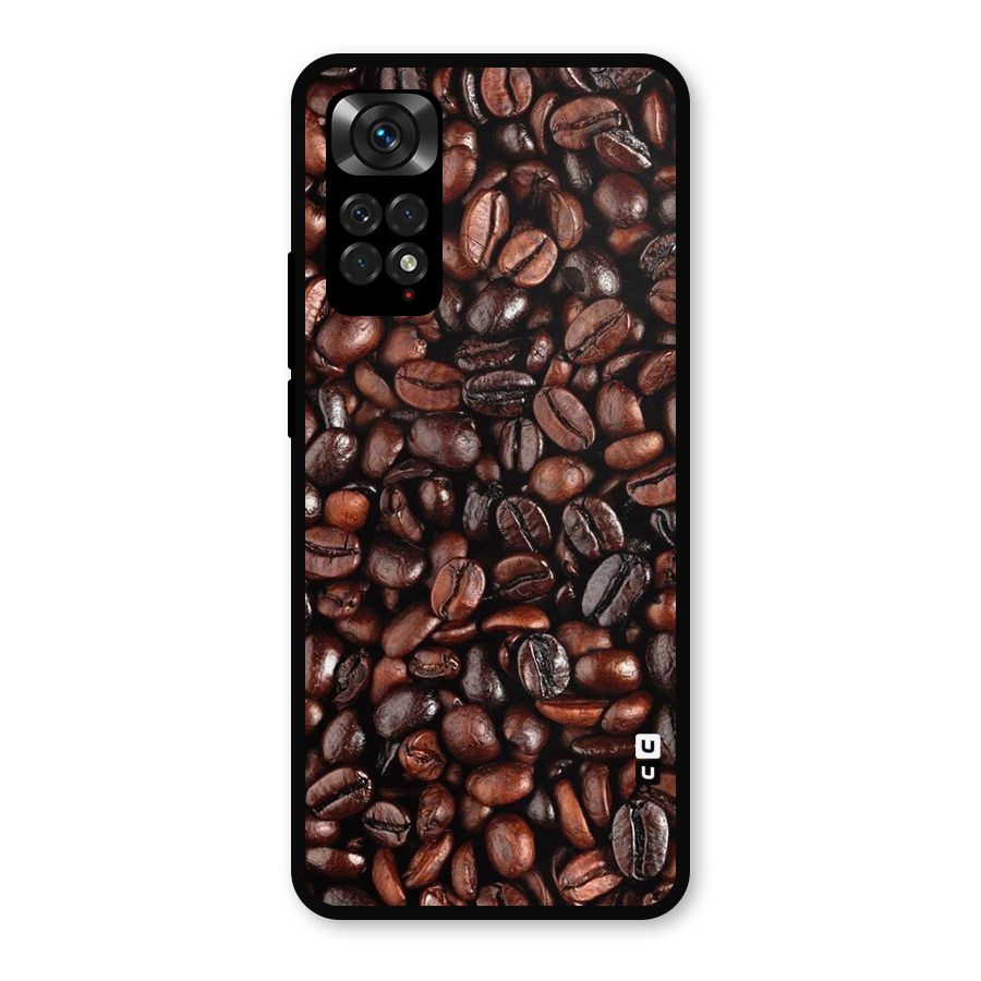 Coffee Beans Texture Metal Back Case for Redmi Note 11s