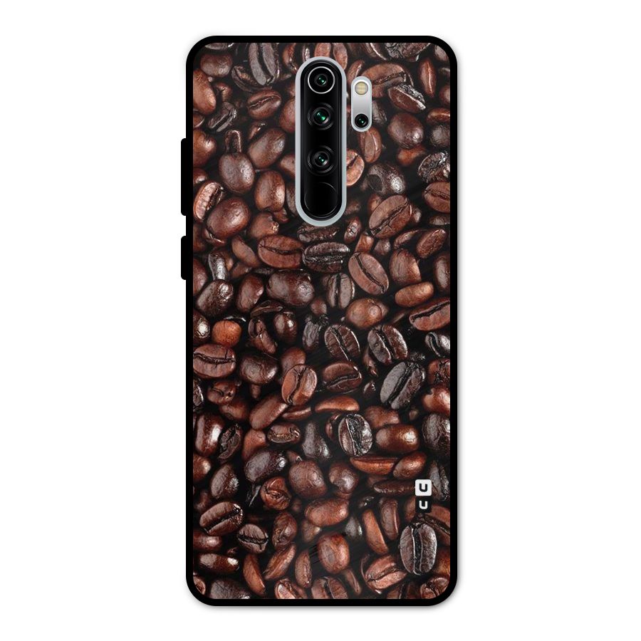 Coffee Beans Texture Metal Back Case for Redmi Note 8 Pro