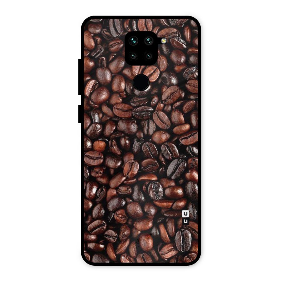 Coffee Beans Texture Metal Back Case for Redmi Note 9