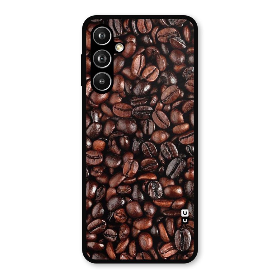Coffee Beans Texture Metal Back Case for Samsung Galaxy M54