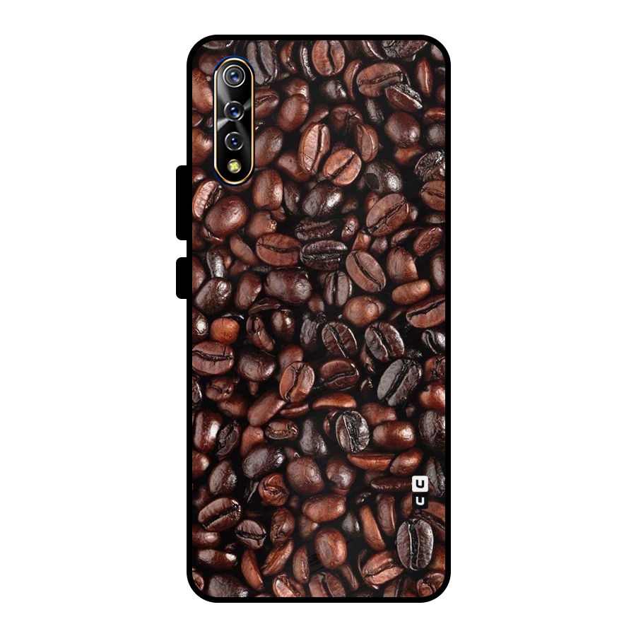 Coffee Beans Texture Metal Back Case for Vivo S1
