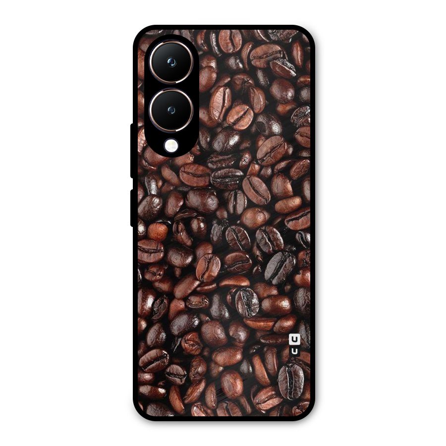 Coffee Beans Texture Metal Back Case for Vivo Y28