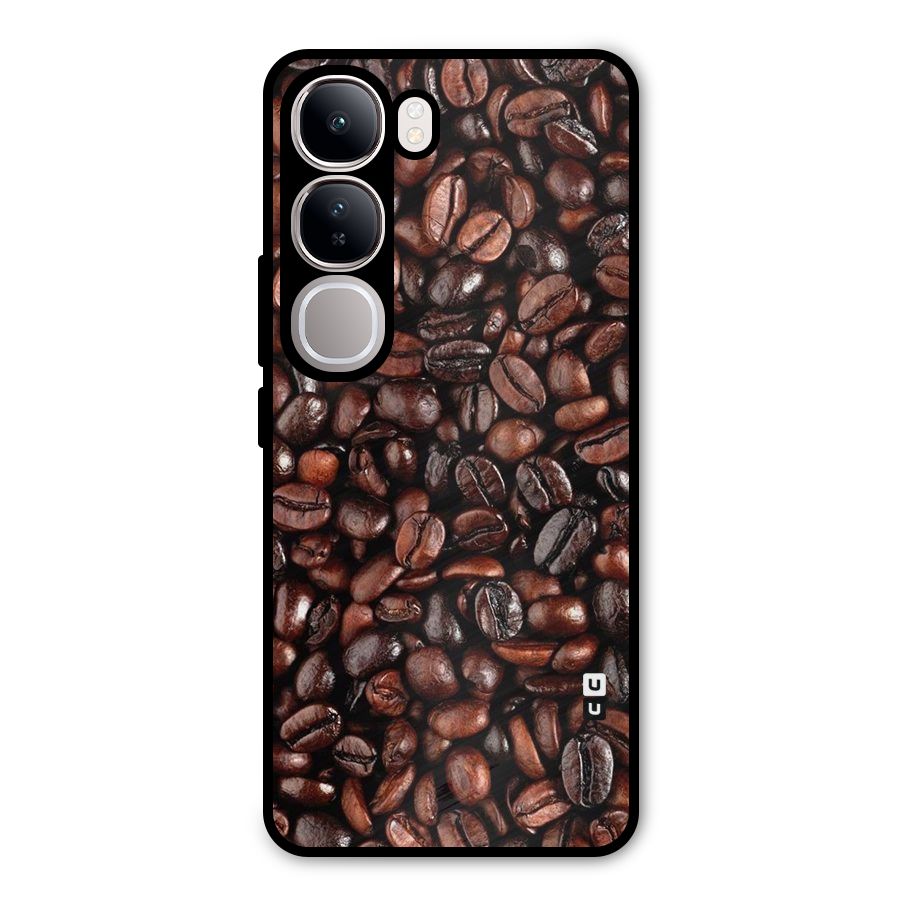 Coffee Beans Texture Metal Back Case for Vivo Y300