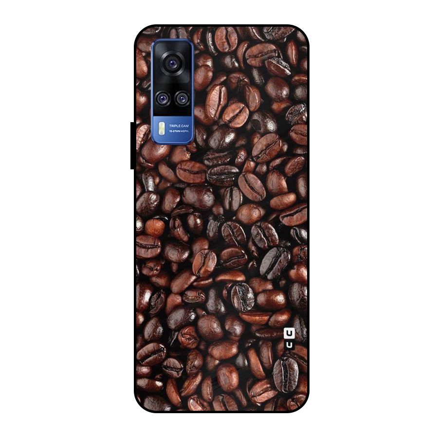 Coffee Beans Texture Metal Back Case for Vivo Y51