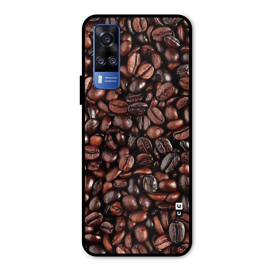 Coffee Beans Texture Metal Back Case for Vivo Y51A