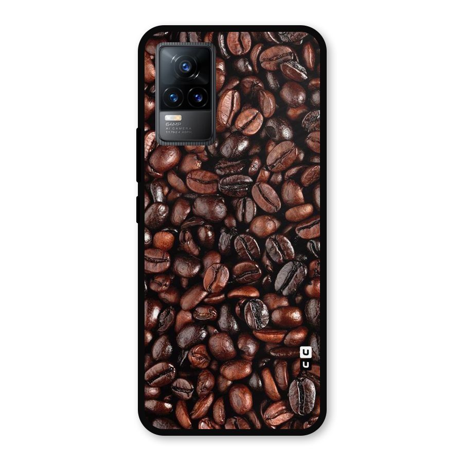 Coffee Beans Texture Metal Back Case for Vivo Y73