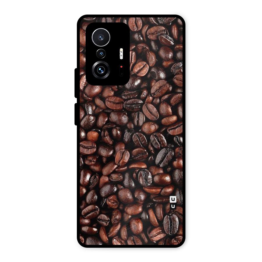 Coffee Beans Texture Metal Back Case for Xiaomi 11T Pro
