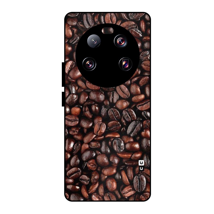 Coffee Beans Texture Metal Back Case for Xiaomi 13 Ultra