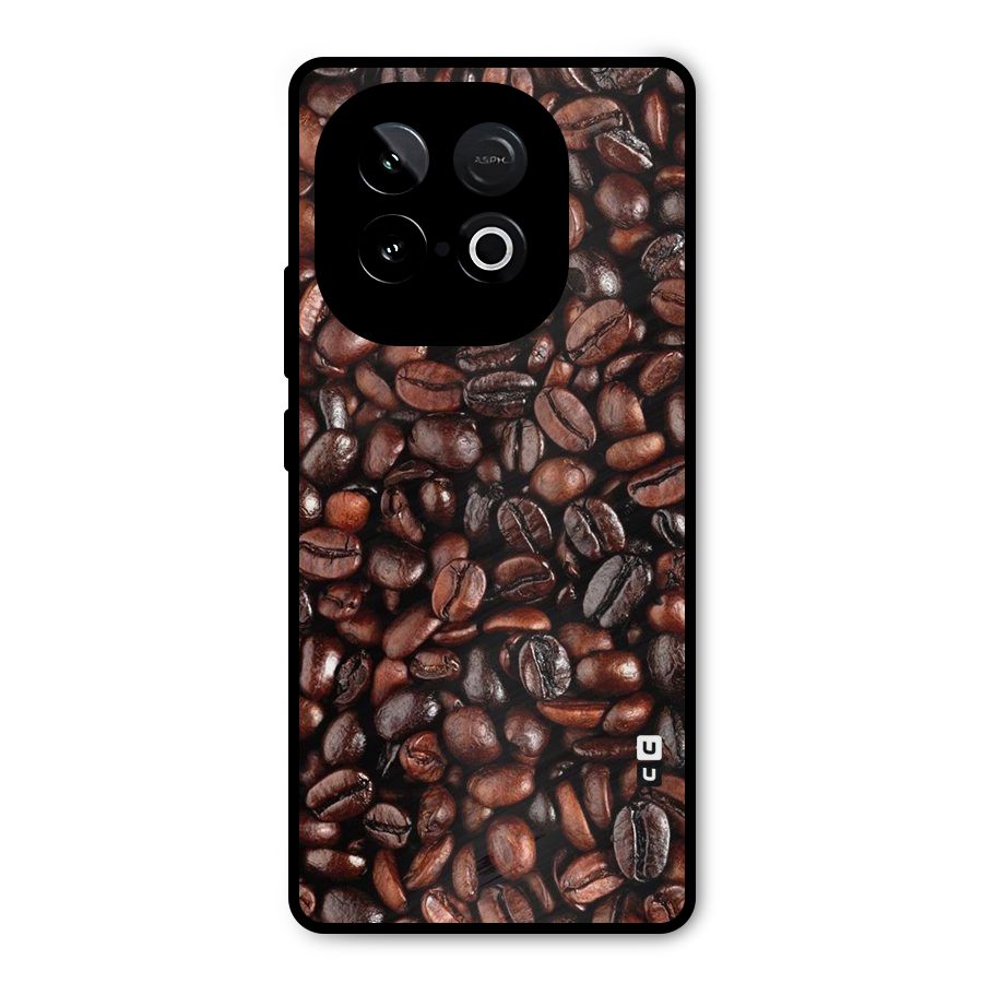Coffee Beans Texture Metal Back Case for iQOO Neo 10