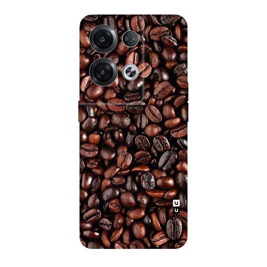 Coffee Beans Texture Original Polycarbonate Back Case for Oppo Reno8 Pro 5G