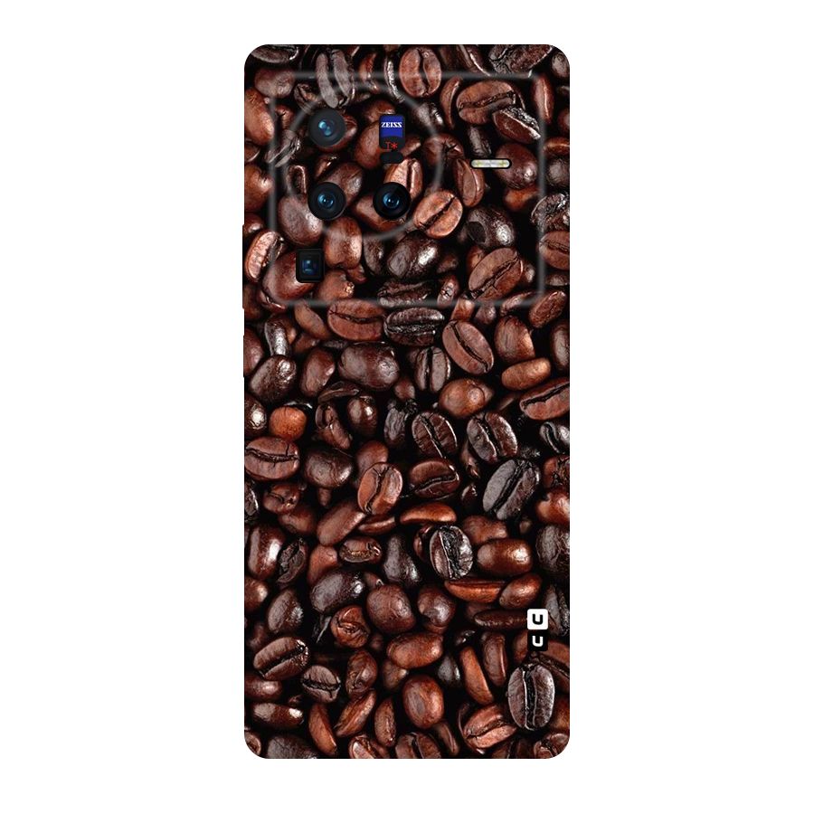 Coffee Beans Texture Original Polycarbonate Back Case for Vivo X80