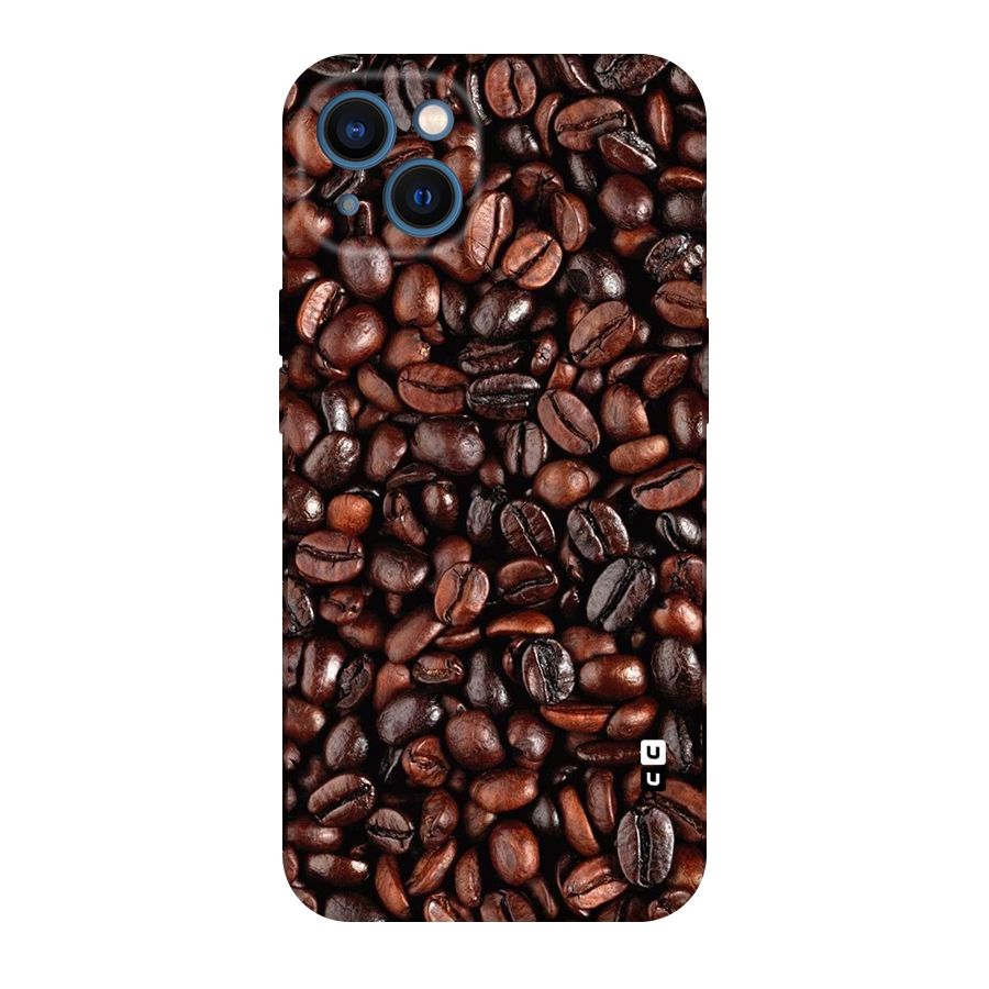 Coffee Beans Texture Original Polycarbonate Back Case for iPhone 13