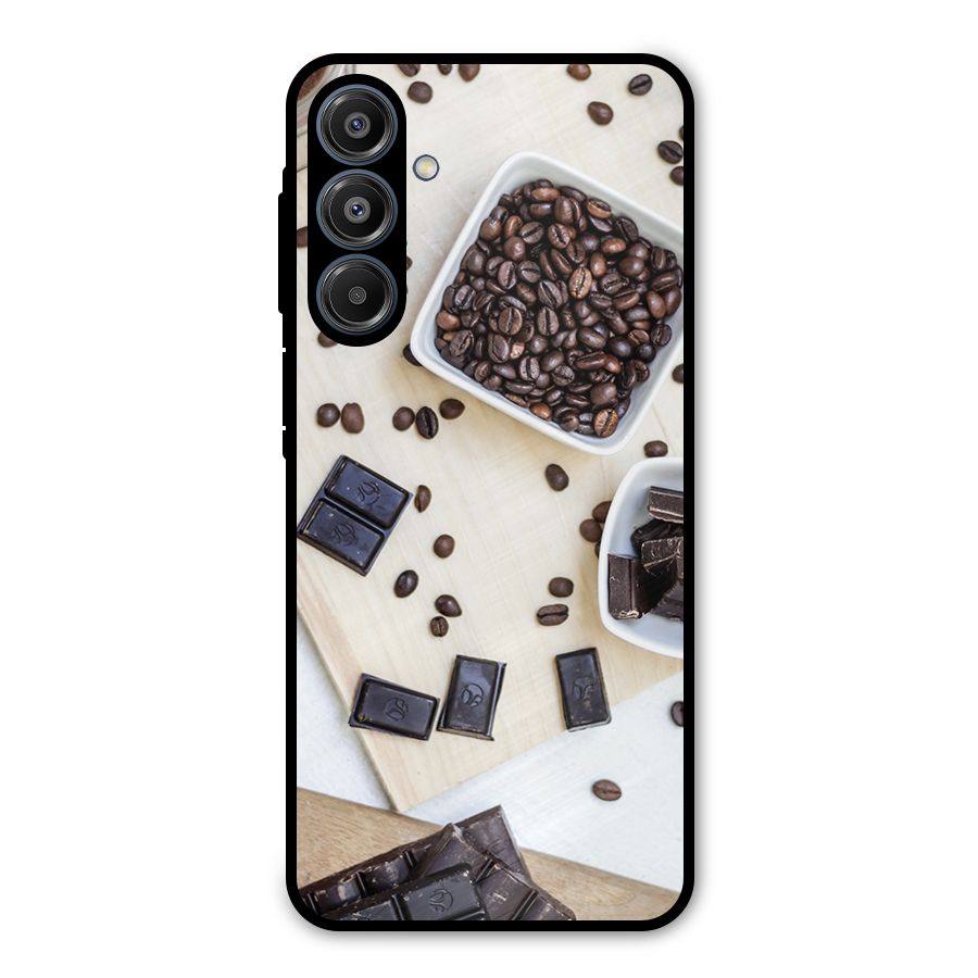 Coffee Beans and Chocolate Metal Back Case for Galaxy A16 5G