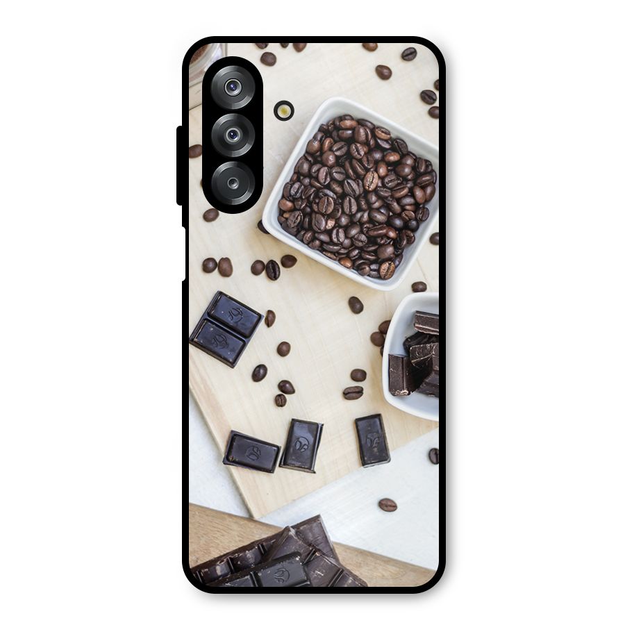 Coffee Beans and Chocolate Metal Back Case for Galaxy A26