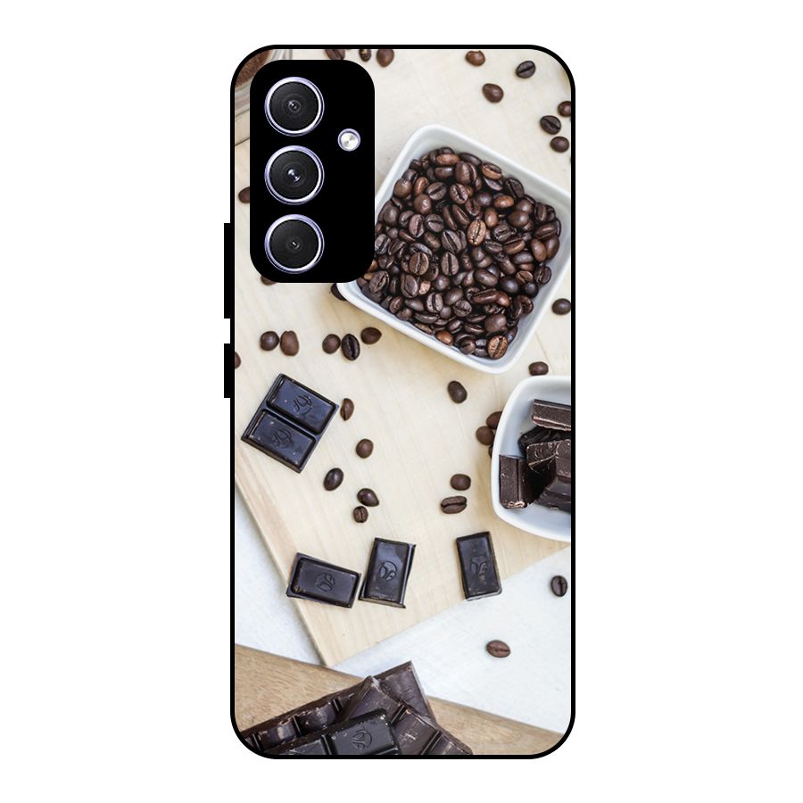 Coffee Beans and Chocolate Metal Back Case for Galaxy A54