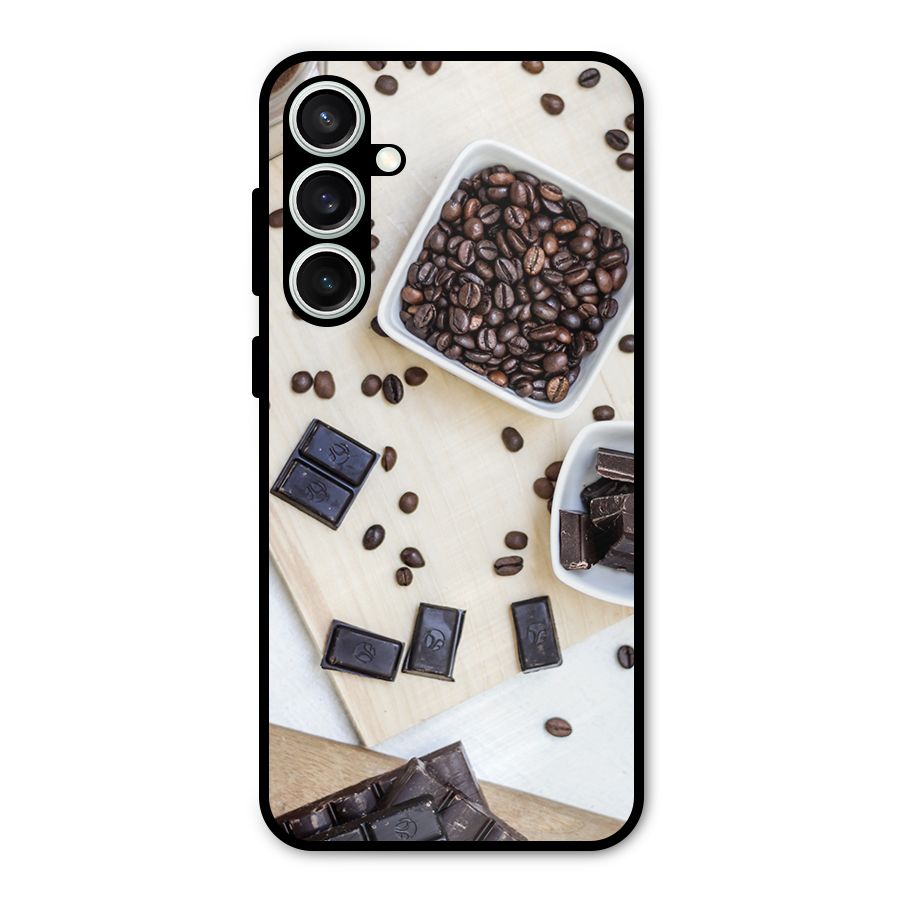 Coffee Beans and Chocolate Metal Back Case for Galaxy S23 FE