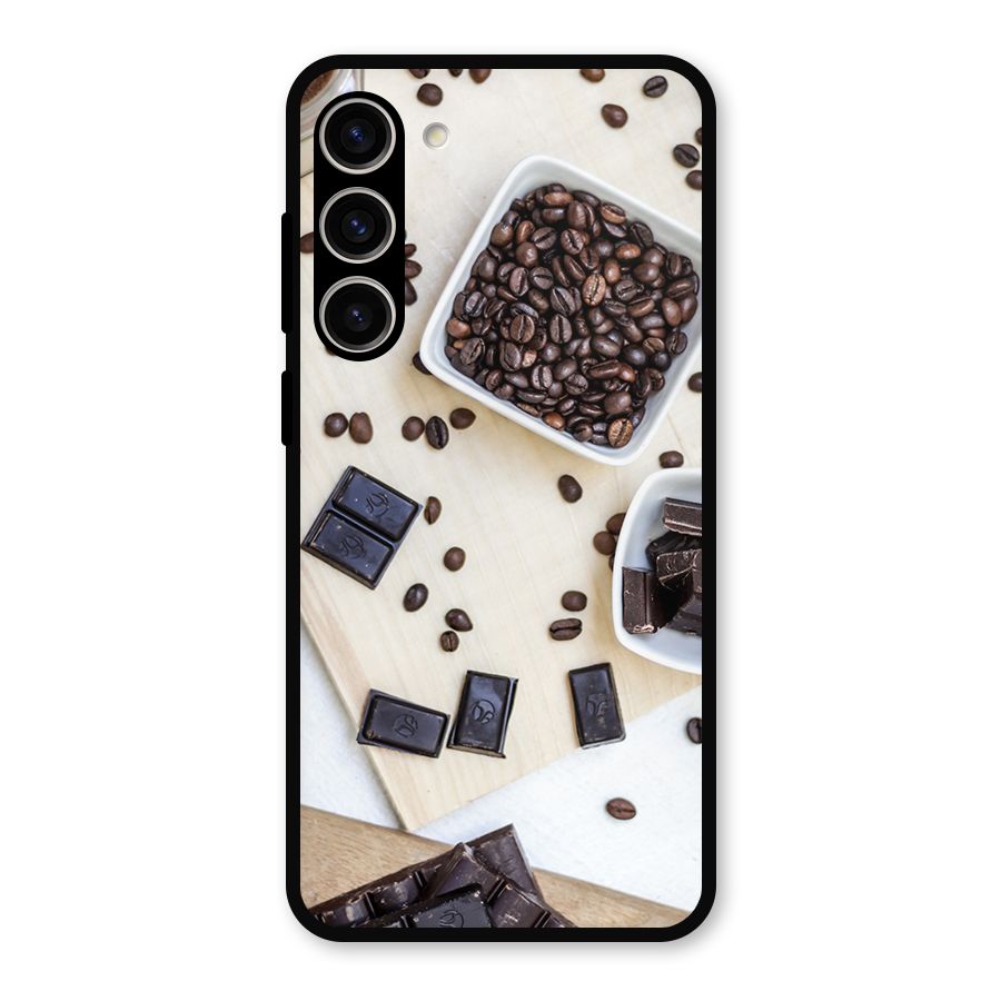 Coffee Beans and Chocolate Metal Back Case for Galaxy S23 Plus